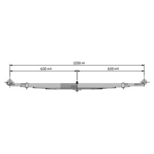 دست فنر چرخ جلو Hyundai HD 250/350