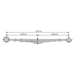 دست فنر چرخ جلو International/Navistar S-series