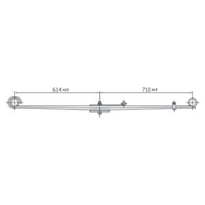 دست فنر پارابولیک چرخ جلو International/Navistar 3000 Series