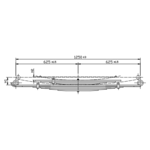 دست فنر چرخ عقب ISUZU و Nissan و Mazda