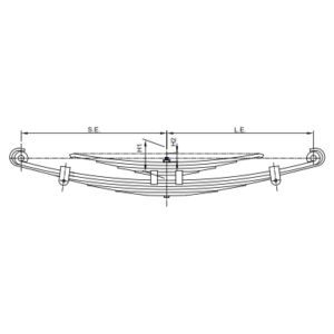 دست فنر چرخ عقب Mercedes Benz 1924/1936/1935